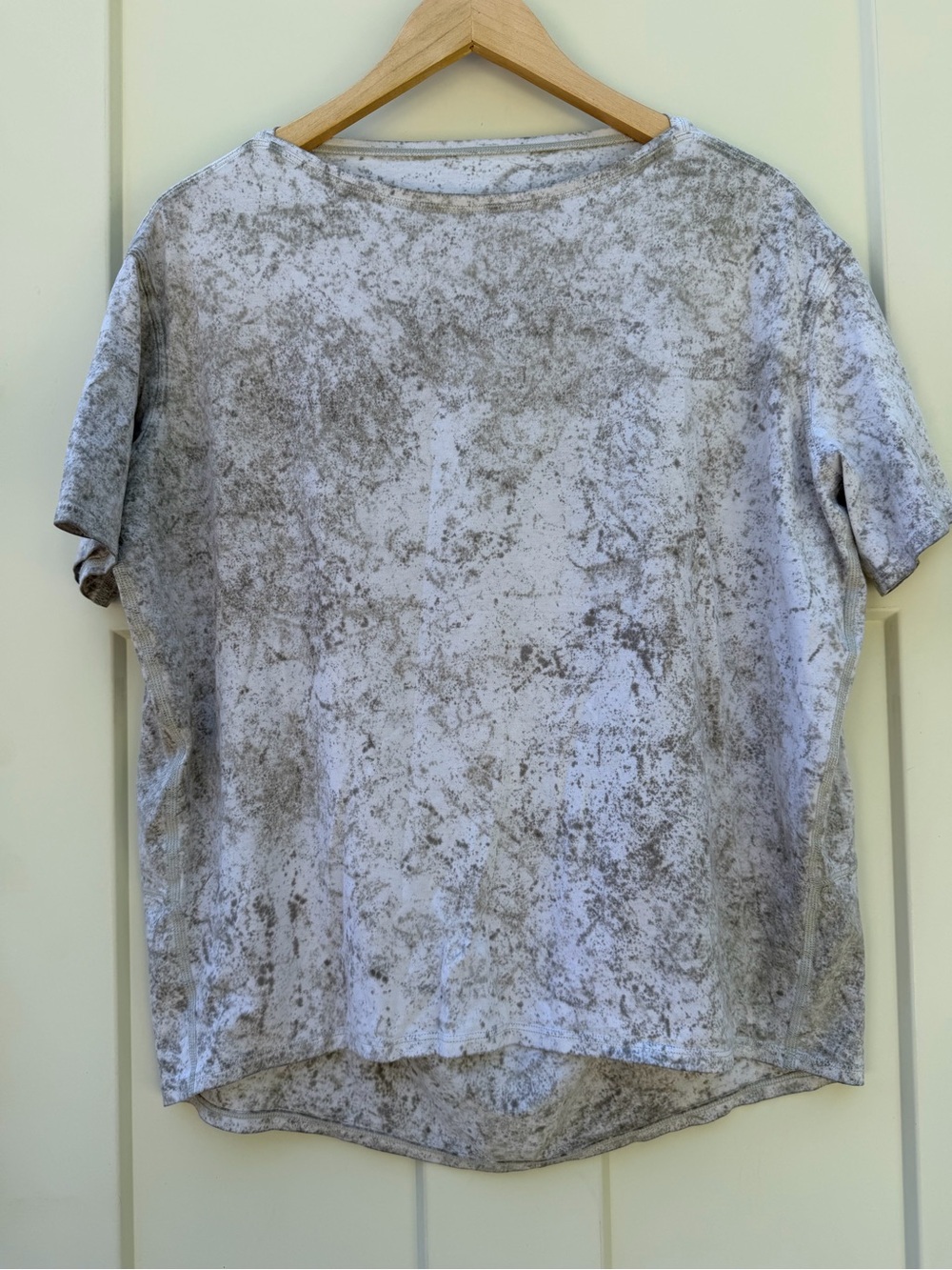 lululemon athletica Love Crew T-Shirt - Cirrus Wash White size 10/12 - Picture 3 of 6